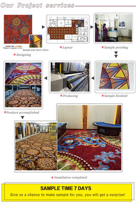 Pavimenti interni Luxury 5 Star Hotel Lobby Tapis Moquette Tapis
