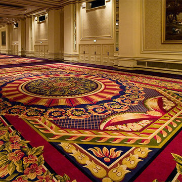 Tappeti per hotel in stile jacquard classico per banchetti