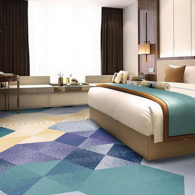 Pavimenti per camere d'albergo per pavimenti in nylon tufted stampato su misura con ritardante del fuoco