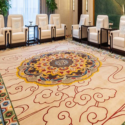 Hotel Lobby Hall Manifattura Acrilica Lana Seta Viscose Tapis Da Soggiorno Con Intaglio