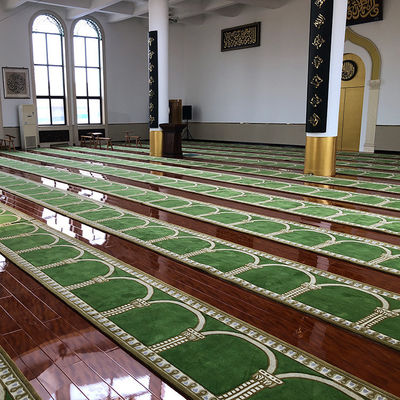 Modello floreale di tappeto di moschea Rollo per la moschea moderna di preghiera tappeto di chiesa