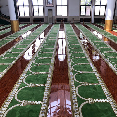 Modello floreale di tappeto di moschea Rollo per la moschea moderna di preghiera tappeto di chiesa