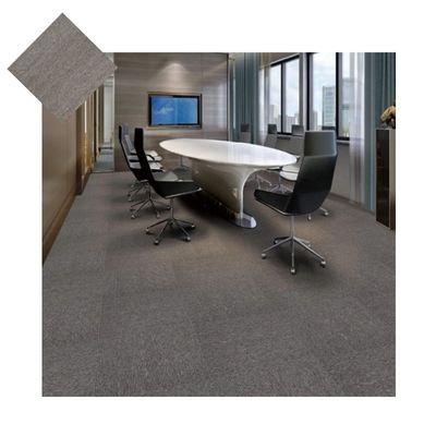 Piastrelle per tappeti 50x5 PVC con supporto polipropilene moderno eco-compatibile Office ignifuge