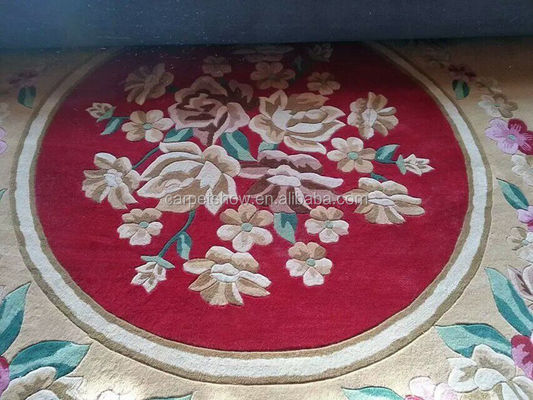 Fibre acriliche Materiale di lana della Zelanda Tappeto rosso celebre in Tappeto di lana fatto a mano
