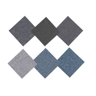 Abstract Pattern Pp Fibre Flooring Pvc Commercial Carpet Tiles 50X50 per la sala riunioni