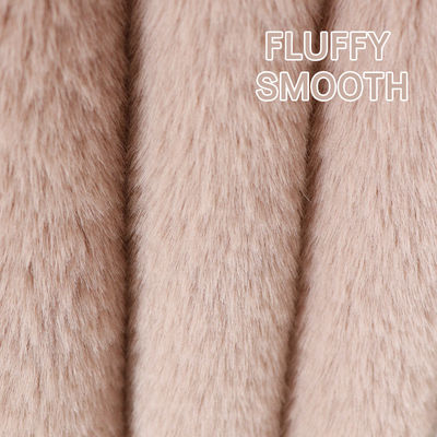 Abstract Modello Rosa Falsa Pelle Tappeto di Coniglio Morbido Pile Lungo Tappeto Shaggy Per Soggiorno