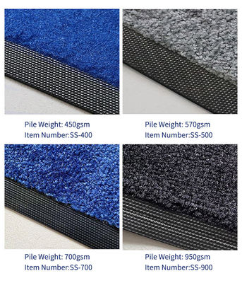 Tappeto rettangolare personalizzato Anti Slip Outdoor Nylon Print Logo Door Mat per Star Hotel Entry