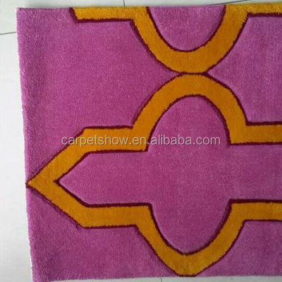 Tappeto orientale di lana tuffata fatto a mano con design e colore personalizzabili