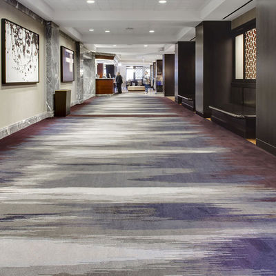 Design Abstract Pattern Infiammabile Lana PP Materiale tappeto per hotel per soggiorno moderno