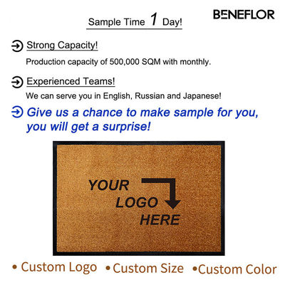 Logo personalizzabile supporto per tappetino per porte personalizzazione e disegno astratto per un perfetto adattamento