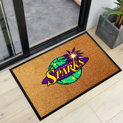 Tappeto per porte a logo 3D disegnato su misura PVC a bobina di cucina a noodle per esterni