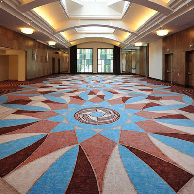 Moquette per hotel di lusso in stile orientale con supporto di iuta o PP e design contemporaneo