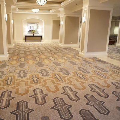 Moquette per hotel di lusso in stile orientale con supporto di iuta o PP e design contemporaneo