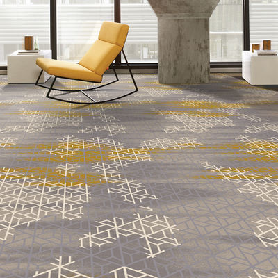 Disegno floreale rettangolare Tufted lana materiale PP Nylon tappeto stampato per l'area della hall