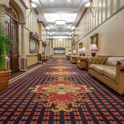 Hotel Nylon Custom Printed Carpet Roll Stile moderno Personalizzabile per uso commerciale