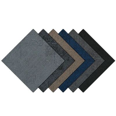Piastrelle per moquette per ufficio modulari per costruzioni in pile a cappio Mulit Level con supporto in PVC 60 x 60