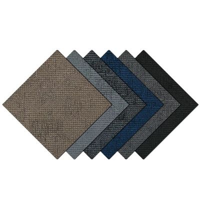 Servizi commerciali Piastrelle di tappeto modulari rettangolari in PP/polipropilene con disegno geometrico