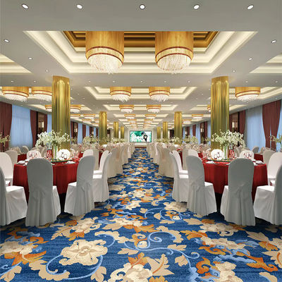 Decorazione della hall della hall dell'hotel con tappeti per pavimenti stampati moderni in massa