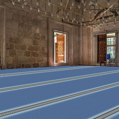 Custom High Pile Muslim Parete a Parete di Preghiera tappeto rotolo per lo spazio di preghiera della moschea