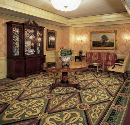 Tapis d'albergo 80% lana 20% nylon Pavimento della sala da banchetto Axminster Personalizzabile OEM ODM