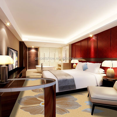 Supporto taglie personalizzate tappeti per corridoi di hotel moderni con disegno floreale Jacquard personalizzato