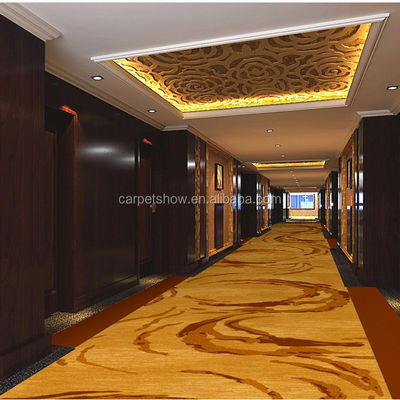 Supporto taglie personalizzate tappeti per corridoi di hotel moderni con disegno floreale Jacquard personalizzato