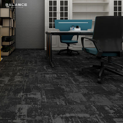 Medium Pile Heavy Traffic Stile Nero 600X600 Tappeto Piastrelle Ufficio Nylon Jacquard Tappeto