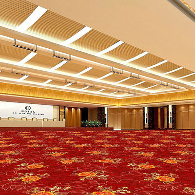 Tappeto con supporto in poliestere Axminster Floral Design Commercial Printed Carpet with and Broadloom