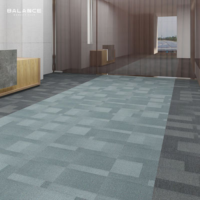 50x50 Piastrelle di tappeto per ufficio commerciale spesse in nylon con costruzione a pila a cicli multilivello