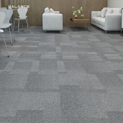 50x50 Piastrelle di tappeto per ufficio commerciale spesse in nylon con costruzione a pila a cicli multilivello
