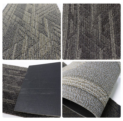 Commerciale Moderne Carpet Nylon Piastrelle Tufted Abstract cuscinato 50x50 PVC PP per Hotel