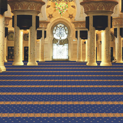 Custom in stile musulmano cuscinato Axminster Carpet Roll per la chiesa Parete a Parete Camera d'albergo
