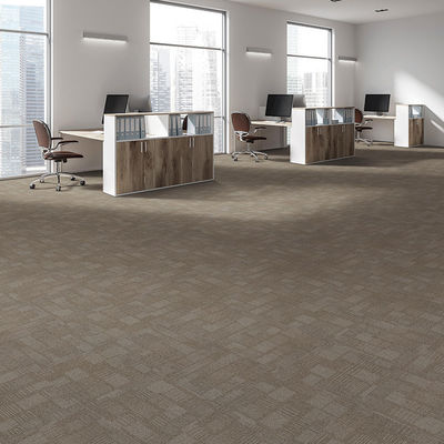 Portali impermeabili in nylon quadrato o rettangolare forma PVC modulare Office Carpet Tile 50*50cm