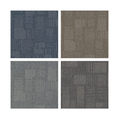 Portali impermeabili in nylon quadrato o rettangolare forma PVC modulare Office Carpet Tile 50*50cm