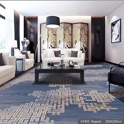 Luxury 5 Star Hotel Lobby Corridoio Corridoio Axminster tappeto con 7 mm di altezza di pila