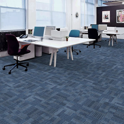 Piastrelle di tappeto in PVC a forma di anello quadrato per ufficio e casa 100% materiale in polipropilene