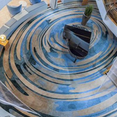 Custom Fashion Design Soundproof Axminster Cinema Home Theater Carpet Per Hotel Soggiorno