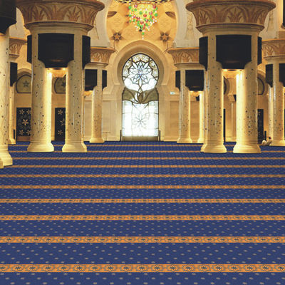 Modelli personalizzati Moschea Preghiera tappeto taglio pila costruzione 4 * 25 M roll Moschea musulmana