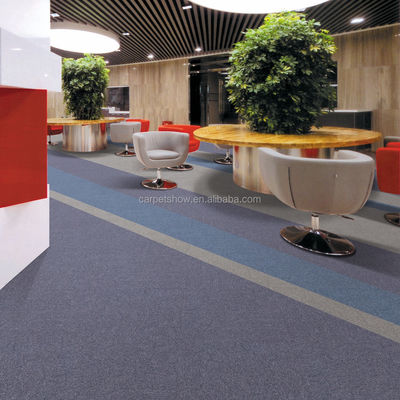 Piastrelle di tappeto in PVC con backcontec per pavimenti per uffici commerciali