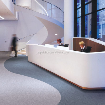 Piastrelle di tappeto in PVC con backcontec per pavimenti per uffici commerciali