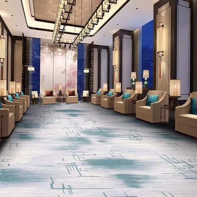 Tappeto per hotel Axminster stampato a modello moderno su misura per la produzione da parete a parete