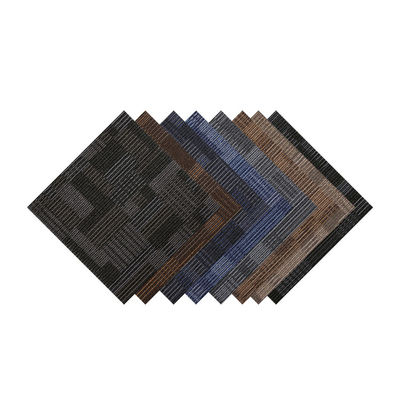 50x50 piastrelle per tappeti per ufficio con disegni stampati in Jacquard fatti a mano e design antiscivolo