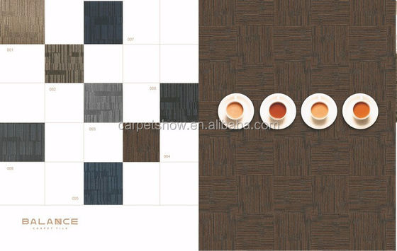50*50cm Tufted Moderno Office PP Carpet Tile con bellissimo colore