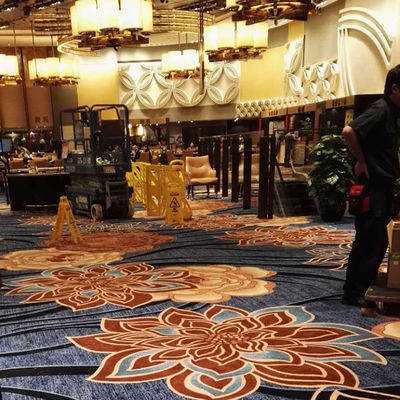Colore personalizzato di lana di lusso da parete a parete tappeto Axminster per 5 stelle Alfombras Hotel