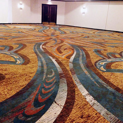 Serie AX-CC Elegante Modello Floreale Tappeto da Parete a Parete Casinò per Sala riunioni dell'hotel