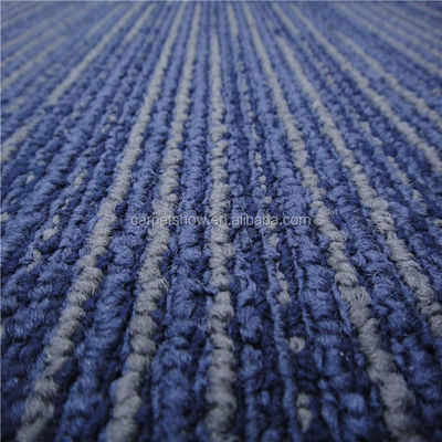 50x50cm Good Ware-Resistant Polypropylene Carpet Tile con supporto in PVC