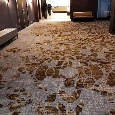 Tappeti di scala di hotel con 80% lana e 20% nylon, realizzati da Leading Carpet.