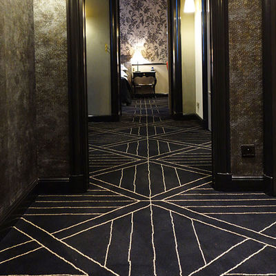 Tappeto per hotel Axminster per in sala riunioni Tappeti a prova di fuoco di lana di nylon stampati