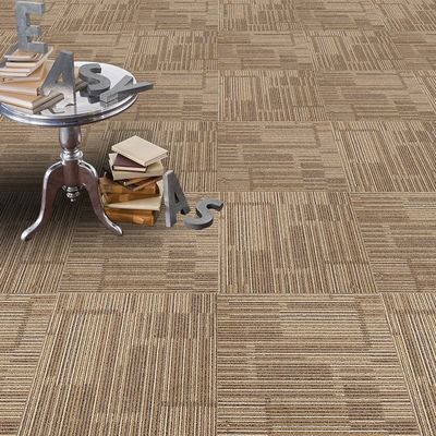 500x500 tappeto per hotel con supporto in PVC verde e costruzione di pile a ciclo