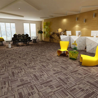 500x500 tappeto per hotel con supporto in PVC verde e costruzione di pile a ciclo